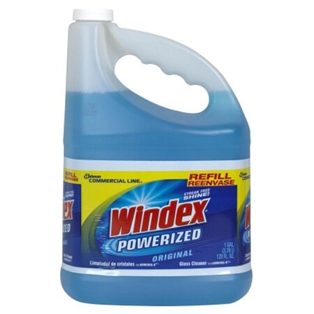 Johnson Wax Johnson Wax 128 Oz Windex Original Powerized Glass Cleaner Refill  90940-12207 19800122072